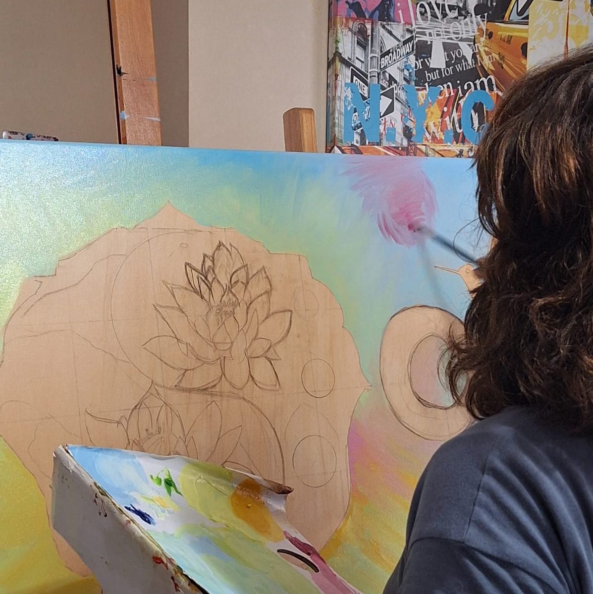 La artista Catalina Jeldres